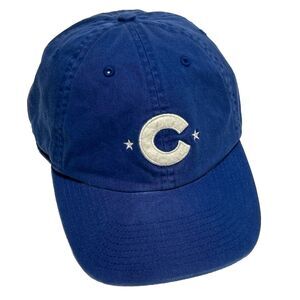 Chicago Cubs Youth/Kids Blue Hat Fitted Ball Cap Baseball Sz Medium